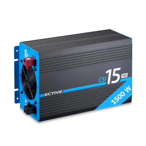 ECTIVE Wechselrichter 12V auf 230V CSI PRO 15-1500W von ECTIVE