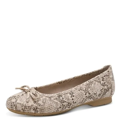 Jana Damen Ballerina Vegan 8-22164-41 Ballerinas, BEIGE Snake, 40 EU - Modische und bequeme Ballerinas für jeden Anlass. Vegan hergestellt und flexibel im Material, bieten sie hervorragenden Komfort und perfekten Sitz. Ideal für stilbewusste Frauen, die Nachhaltigkeit schätzen.