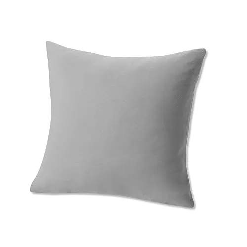 ESTELLA Feinjersey Kissenbezug 6500, 80 x 80 cm Platin in silber von ESTELLA