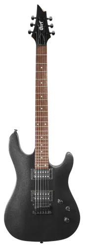 Cort KX100 Black Metallic - Elektrische Gitarre - Gitarren der KX Series mit Linde-Korpus und Jatoba/Ahorn-Hals, ausgestattet mit 2 x EG4 Powersound Humbucker für kraftvollen Sound in stylischem Black Metallic.