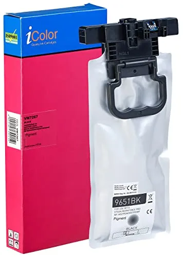 iColor kompatible Tintenpatronen für Tintenstrahldrucker,: Tintenpatrone für Epson (ersetzt Epson C13T965140), XL, Black (Original)