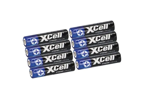 XCell 8x XTREME Lithium Batterie AAA Micro FR03 L92 XCell 2x 4er Blister Batterie