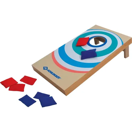 Schildkröt Funsports Cornhole Set - Spiele für 2 Spieler, ideal für Kinder ab 3 Jahren, mit buntem Design und kompakten Maßen für Spaß im Freien oder drinnen.