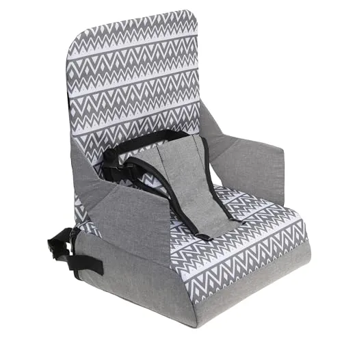 Dreambaby G6040 On-The-Go Kinder-Sitzerhöhung, tragbare Sitzerhöhung für Hochstuhl mit praktischen Staufächern, passend für die meisten Esszimmerstühle, leicht, kompakt und reisefreundlich