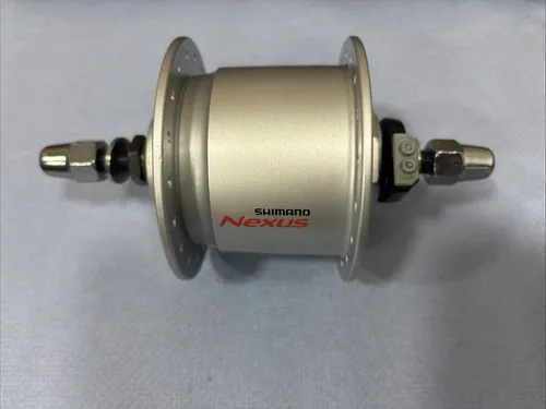 Shimano Nexus DH-C3000-3N-NT Nabendynamo - Universeller Nabendynamo in Silber mit 36 Speichenlöchern, 6V 3W Leistung, ideal für Felgenbremsen und sicheres Fahren bei Nacht.