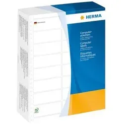 HERMA Computerlabels - Selbstklebend und Matt - Hochwertige Computeretiketten aus mattiertem Papier, 210.82x150.0 mm, ideal für professionelle Anwendungen mit 1000 Stück pro Packung.