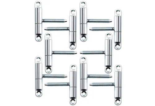 SO-TECH® Türbeschlag Renovierband Türband 15 x 83 mm Scharnier aus Stahl (10 St), für Innentüren zum Auf- & Einschrauben, verzinkt, 10 Stück