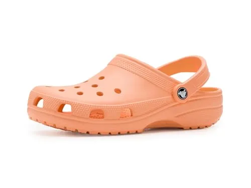 Crocs Sandale Classic Clog Concrete orange/sun, Größe 41-42 - Entdecken Sie die Crocs Classic Clogs! Mit ihrem ergonomischen Fußbett aus Croslite-Material bieten sie eine individuelle Passform und hohen Tragekomfort. Ideal für Strand und Freizeit, mit atmungsaktiven Lüftungslöchern für optimalen Komfort.