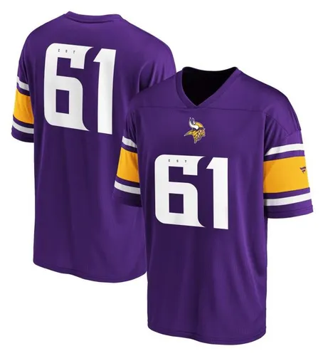 Minnesota Vikings NFL Trikot Jersey T-Shirt, Franchise Supporters Jersey - Sportfan T-Shirt für echte Minnesota Vikings Fans, mit lockerem Schnitt für außergewöhnlichen Tragekomfort und aus pflegeleichtem Material.