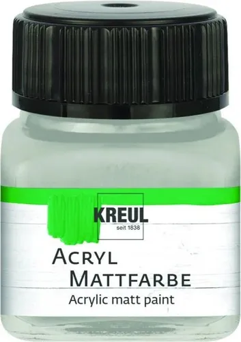 Kreul Acryl Mattfarbe silber 20 ml  Künstlerfarben
