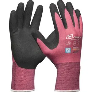 Gebol Arbeitshandschuhe Master Flex Lady, 709943, Nitril-Beschichtung, rosa, Größe 7 / S