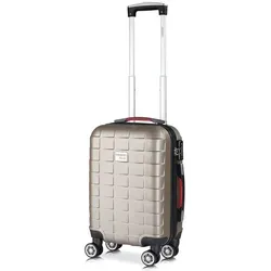 monzana Hartschalen-Trolley Exopack Line, 4 Rollen, Gold