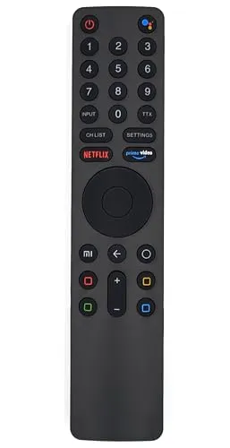 Ersatz TV Fernbedienung für Xiaomi XMRM-010 / Bluetooth Sprachfernbedienung mit Google Voice Assistant/Netflix PrimeVideo Tasten