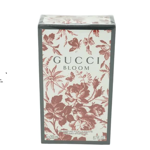 Gucci Bloom Perfumed Shower Gel 200 ml - Damen Showergel mit dem verführerischen Duft von Gucci Bloom, für ein luxuriöses Duscherlebnis und zarte, duftende Haut.