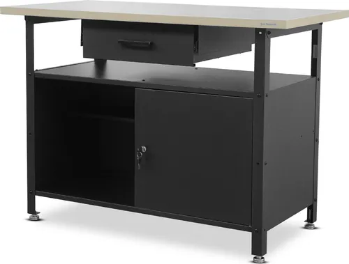 Jan Nowak Werkbank 120 cm mit Schublade und verstellbaren Füßen