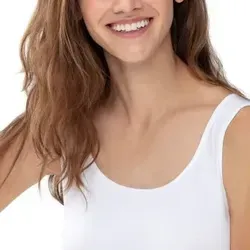 Mey Mood Top With Wide Straps Weiß 36 Damen von mey