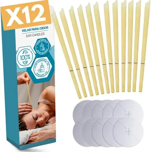 Vidaprime PACK mit 12 Ohrkerzen zur Reinigung von Vidaprime