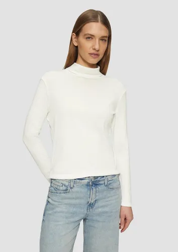 s.Oliver Langarmshirt T-Shirt Elastisches Langarmshirt mit Rollkragen
