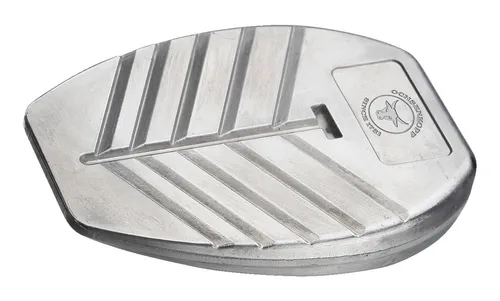 Ochsenkopf Schnittkeil 140mm 485g - Forstwerkzeuge: Geschmiedeter Sicherheitskeil aus Aluminium mit speziellen Nuten für maximale Sicherheit beim Arbeiten mit der Motorsäge.