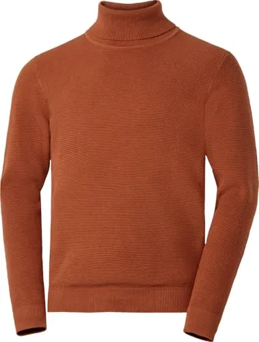 Otto Kern Herren Rollkragenpullover - Pullover für Herren aus 100% Baumwolle mit luxuriöser Reiskorn-Optik – ideal für stilvolle Freizeitlooks und besondere Anlässe, formstabil und pflegeleicht.