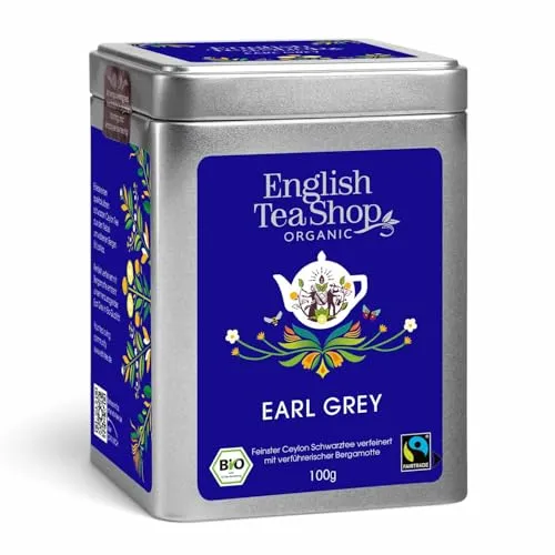 ETS - Earl Grey BIO | Fairtrade loser Schwarzer Tee aus Ceylon mit Bergamotte | erfrischend elegant & ausgewogen - 100g Dose