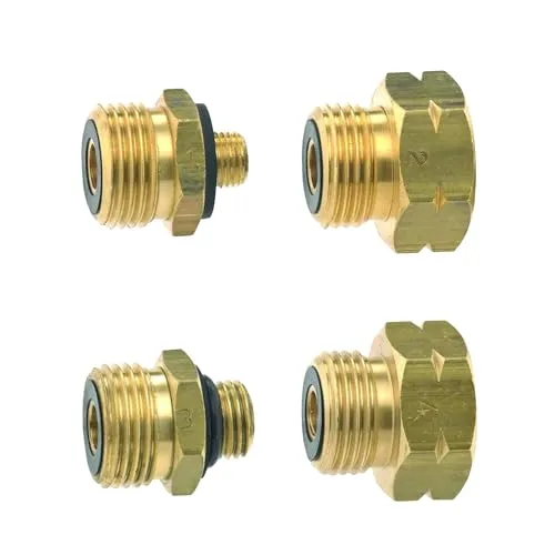 Euroadapter-Set für europäische Propangas-/Butangasflaschen Gasadapter