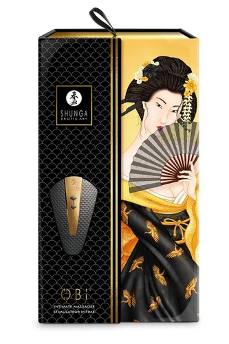 Shunga Obi Black Vibrator