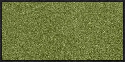 Salonloewe Fußmatte 030x060 cm Salbei Fußabtreter, innen, außen, Schmutzfangmatte, Sauberlauf-Teppich