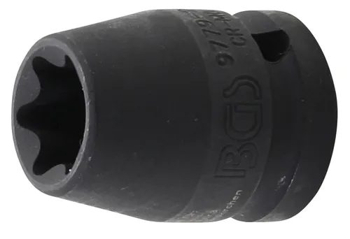 BGS-9779-20 Kraft-Steckschlüssel-Einsatz E-Profil Antrieb Innenvierkant 12,5 mm