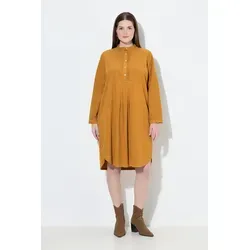 Ulla Popken Damen Cordkleid in braun von Ulla Popken