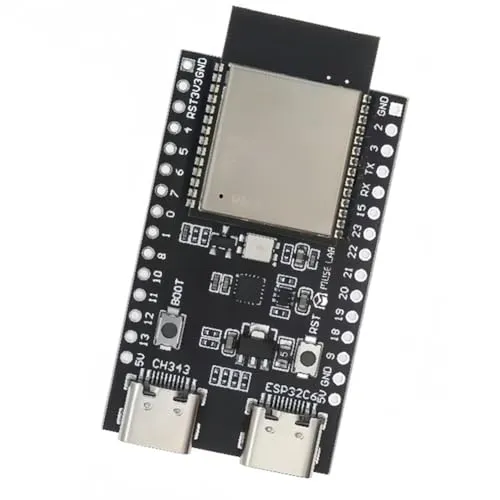 Fegtrtyoa ESP32-C6 ESP32 WiFi ESP 32 Core Board ESP32-C6 ESP32 WiFi + Bluetooth Internet Dinge Dual Typ-C Entwicklung Bord ESP 32 Core Board ESP32-C6-DevKit C N4R2