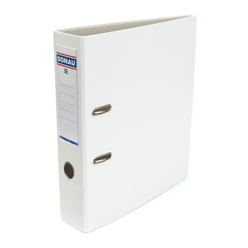 Donau Ordner DIN-A4 75mm breit Aktenordner Briefordner PP-Ordner Weiß