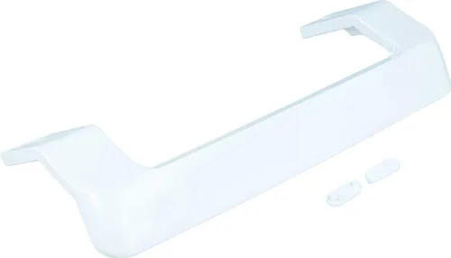 vhbw Türgriff kompatibel mit Beko CS237130X, CS238021X, CS238021T, D5133020X, CS338020 X, DBD326XI+, D5141120X, DBK3ASXI+ Kühlschrank Kunststoff Weiß