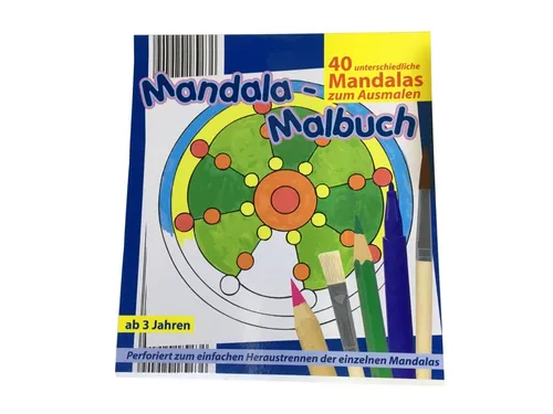 Mandala Malbuch Kinder ab 3 Jahren Ausmalbuch mit 40 Seiten zum Herausnehmen
