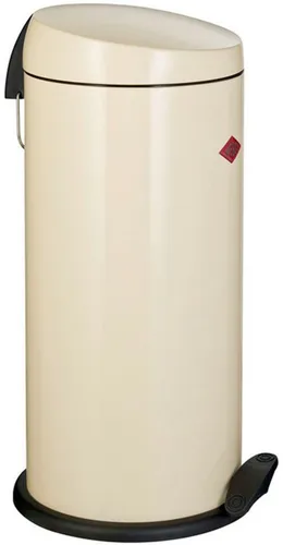 Wesco Mülleimer Capboy Maxi, 22 Liter, mandel - Hochwertiger Treteimer aus pulverbeschichtetem Stahlblech, ideal für Küche und Büro. Hygienische Abfallentsorgung dank Trittmechanik und stabiler Stand durch Kunststoffring.