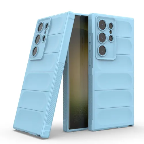 Handy Hülle für Samsung Galaxy S24 Ultra Handyhülle Case Cover blau