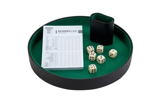 Würfelset komplett mit Würfelbrett und Becher