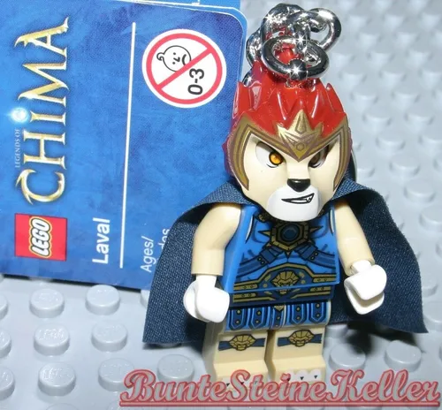 LEGO® SCHLÜSSELANHÄNGER: Laval aus Chima ! NEU ! in beige von LEGO