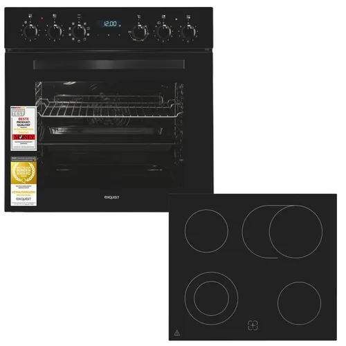 Exquisit Herd-Set EHE5285-HBZ-020 mit 75 l Garraum