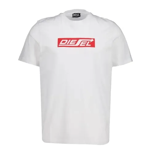 Diesel T-Shirt, weiß, für Herren, T-Just, weiß, M
