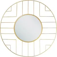 Wandspiegel HESDIN 60 cm in gold von Beliani