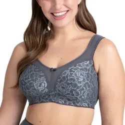 Miss Mary Queen Soft Bra BH Dunkelgrau G 80 Damen