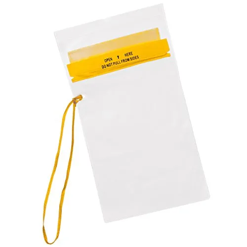 Fox Outdoor wasserdichte Dokumentenhülle, Transparent, Trageband (mittel)