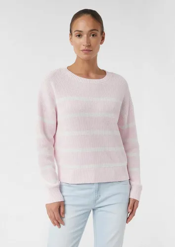 Strickpullover LIGHT ROSE STRIPE, Loose Fit, Gr. M (38) - Damen-Strickpullover im Loose Fit von comma casual identity, sorgt für hohen Tragekomfort und hält warm – perfekt für den Alltag!