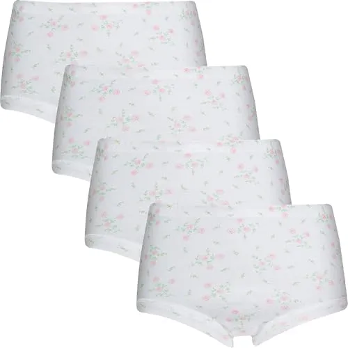 con-ta Damen-Taillenslip 4er-Pack Feinripp weiß Größe 42 - Hochwertiger 4er-Pack Damen-Taillenslips aus 100% Baumwolle. Pflegeleicht und kochfest, ideal für den täglichen Komfort. Perfekt für jede Garderobe.