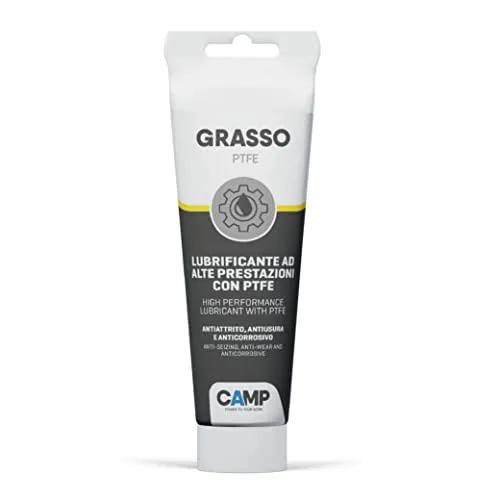 Camp PTFE GREASE, Hochleistungs-PTFE-basierte synthetische Schmierfette, Anti-Verschleiß- und Anti-Krampf-Effekt, 150 ml
