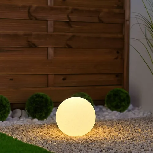 KAMIENNA KULA Ogrodowa Zewnętrzna LED LUMIKULA 20cm - Wetterfeste LED-Gartenkugel mit IP65 Schutz, ideal für stimmungsvolle Beleuchtung im Außenbereich.