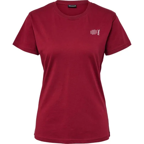Hummel Cotton T-Shirt Damen - rot