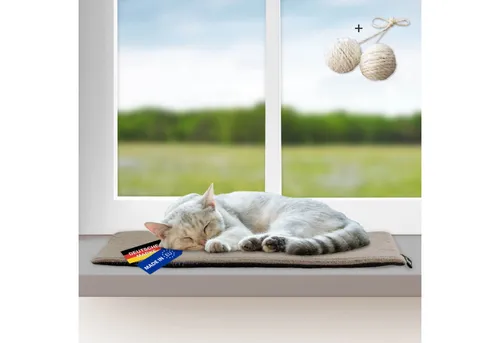 Rohrschneider Tierkissen Katzen Fensterliege selbstwärmende Katzendecke Katzenbett 2 Größen