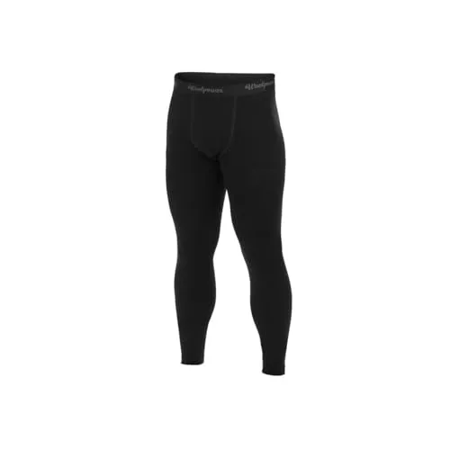 Woolpower Long Johns Men's LITE black XL - Funktionsunterwäsche für Herren, optimaler Wärme- und Feuchtigkeitstransport, aus hochwertiger Merinowolle für höchsten Tragekomfort und natürliche Antibakterielle Eigenschaften.